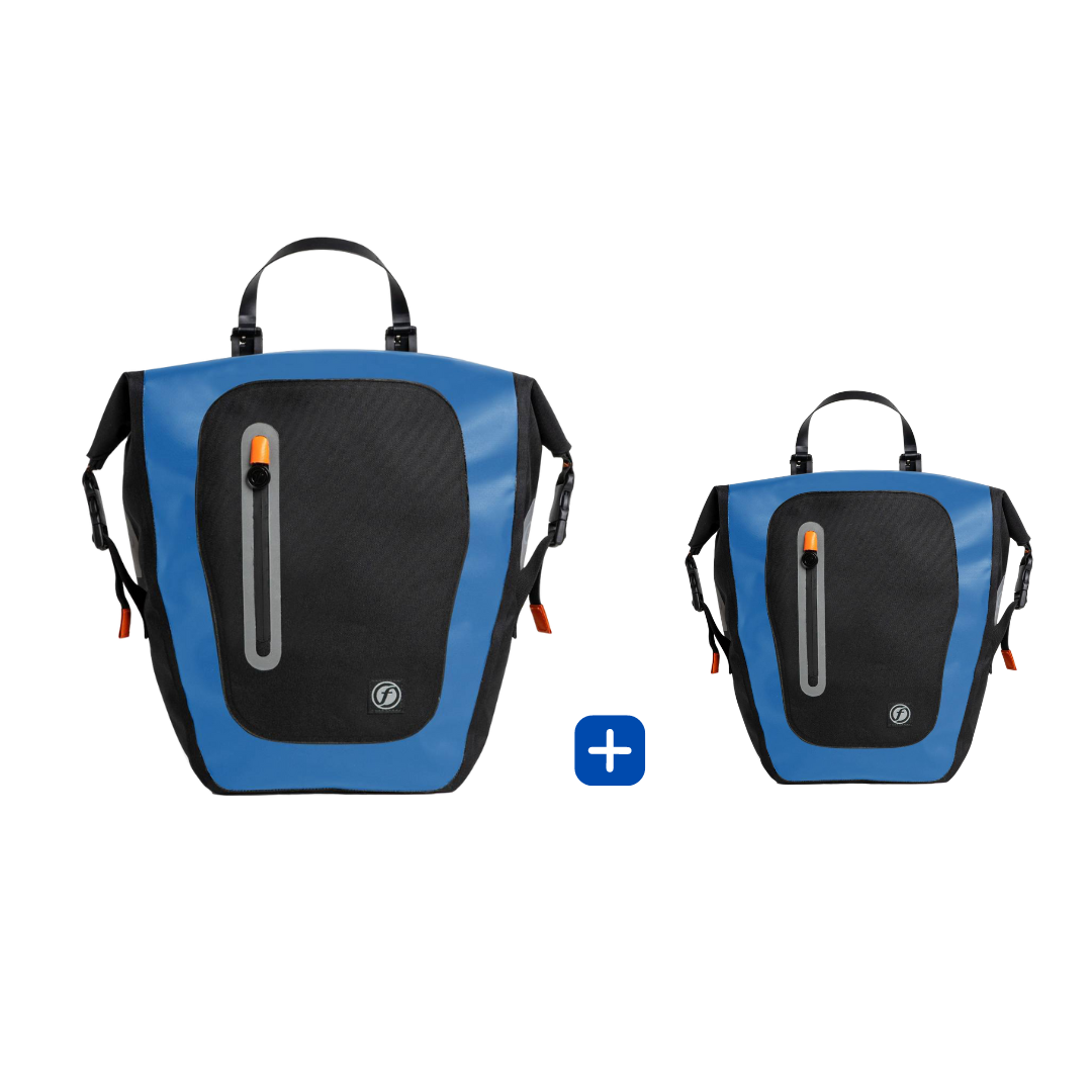 Lot De 2 Sacs Étanches Vélo Bike Bag