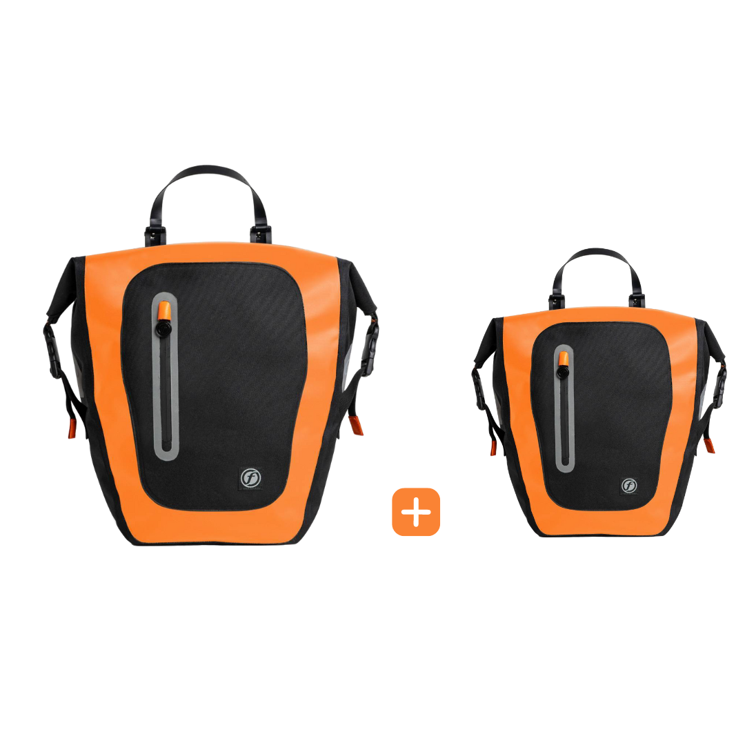 Lot De 2 Sacs Étanches Vélo Bike Bag
