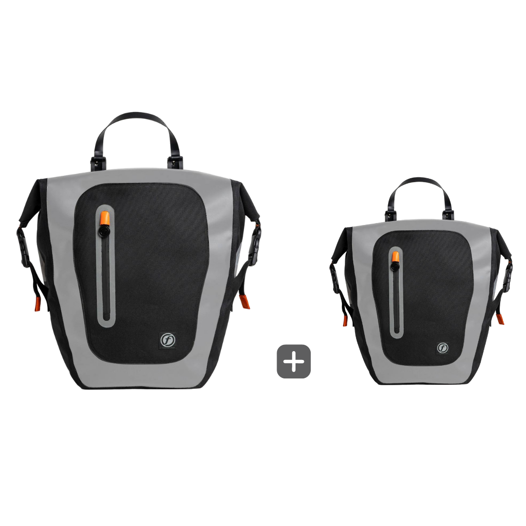 Lot De 2 Sacs Étanches Vélo Bike Bag