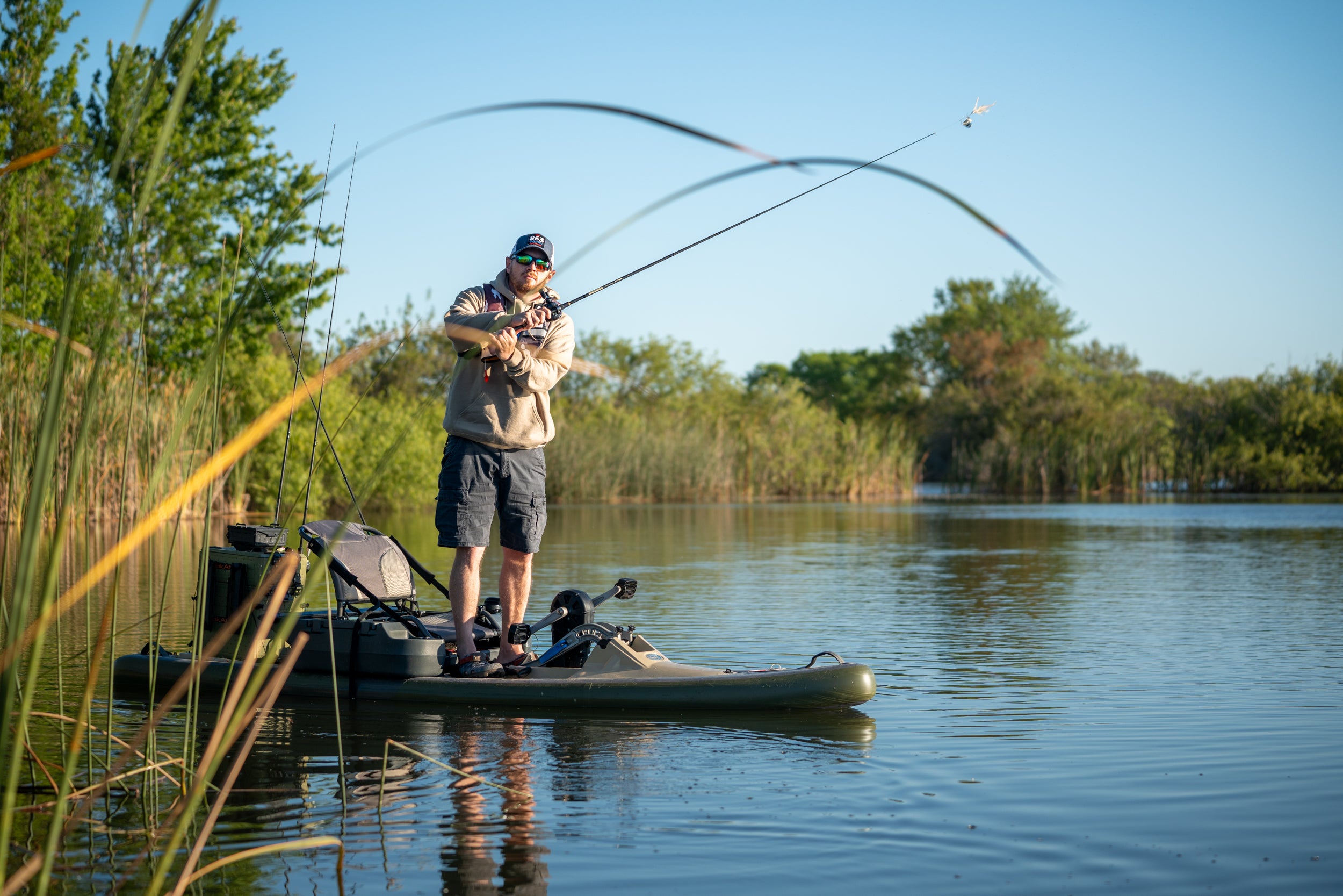 Kayak De Pêche À Pédales