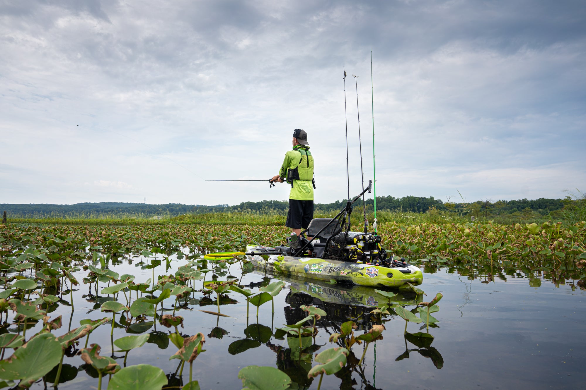 Waterproof Fishing Bag with Rod Holder