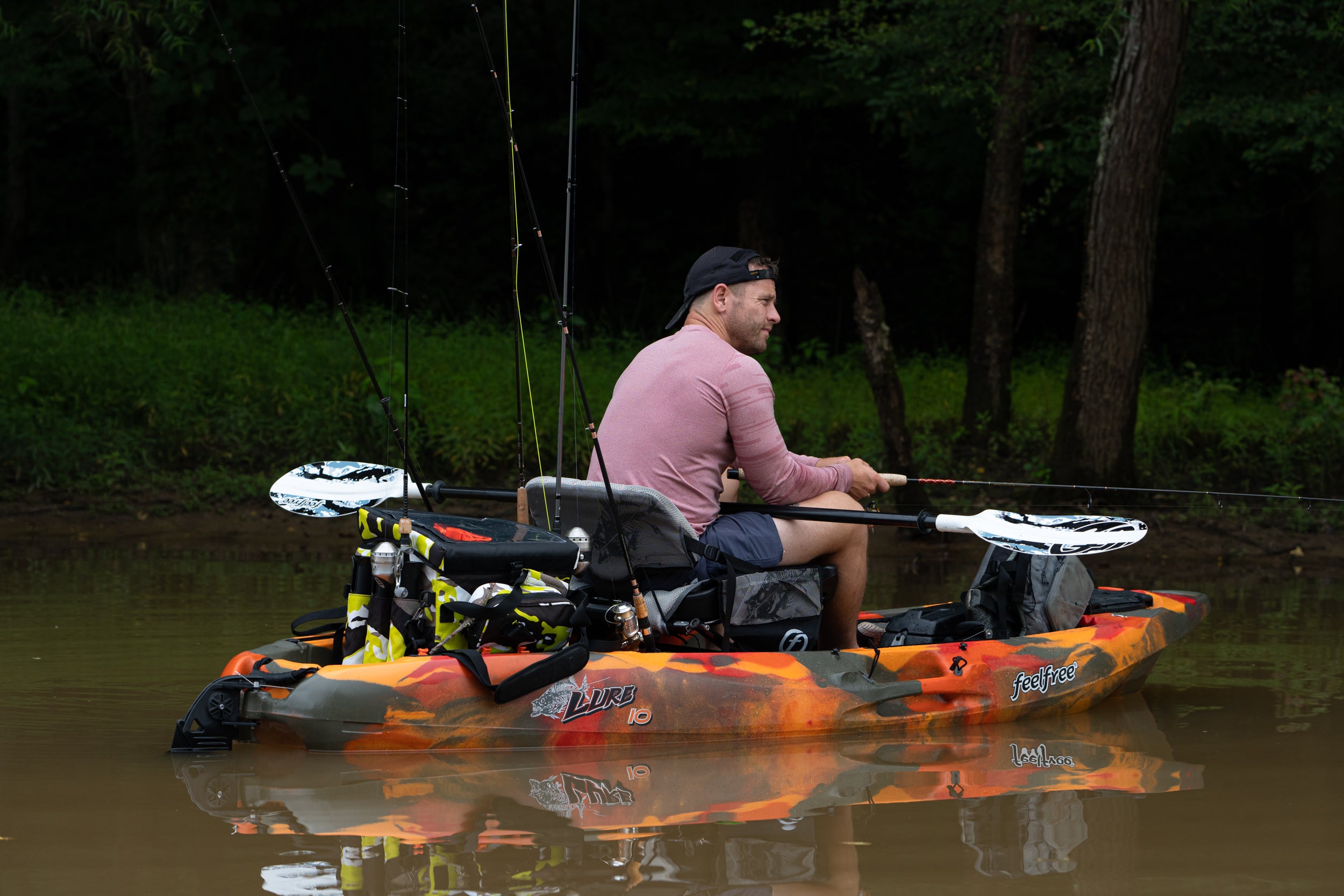 Waterproof Fishing Bag with Rod Holder