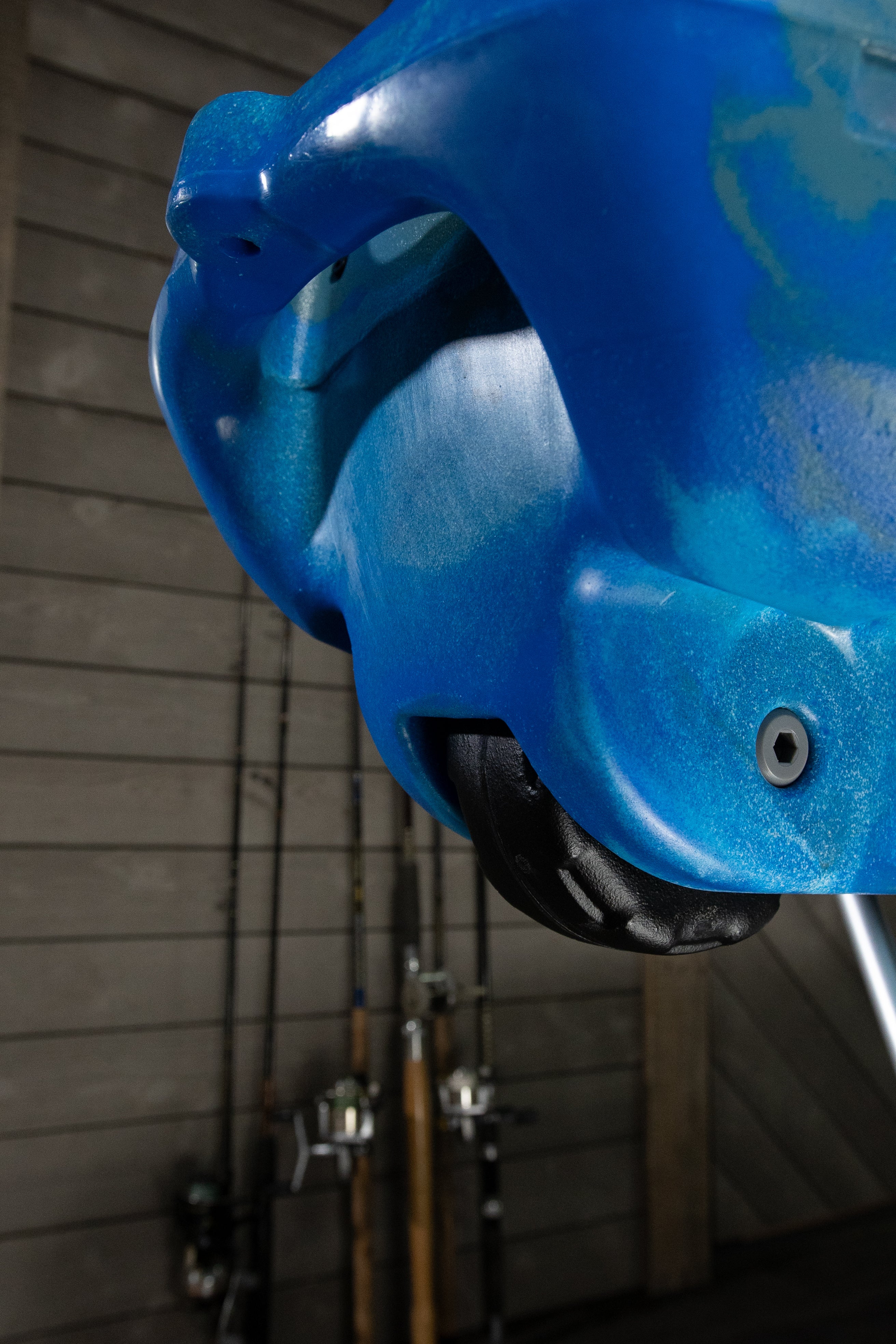 Kayak de pêche Lure 10 V2 Camouflage océan détail roue arrière