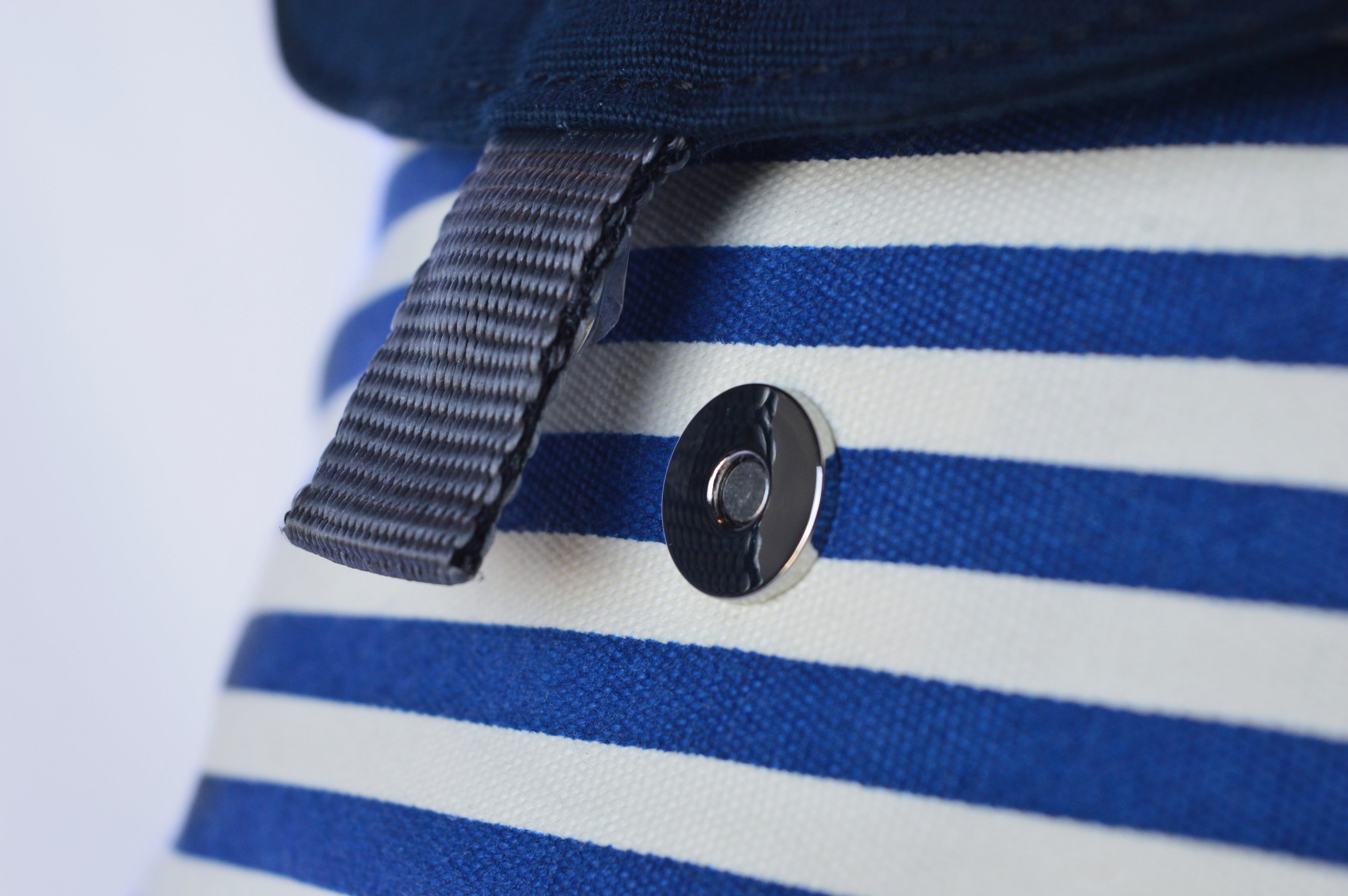 mini sac à dos marinière détail capot