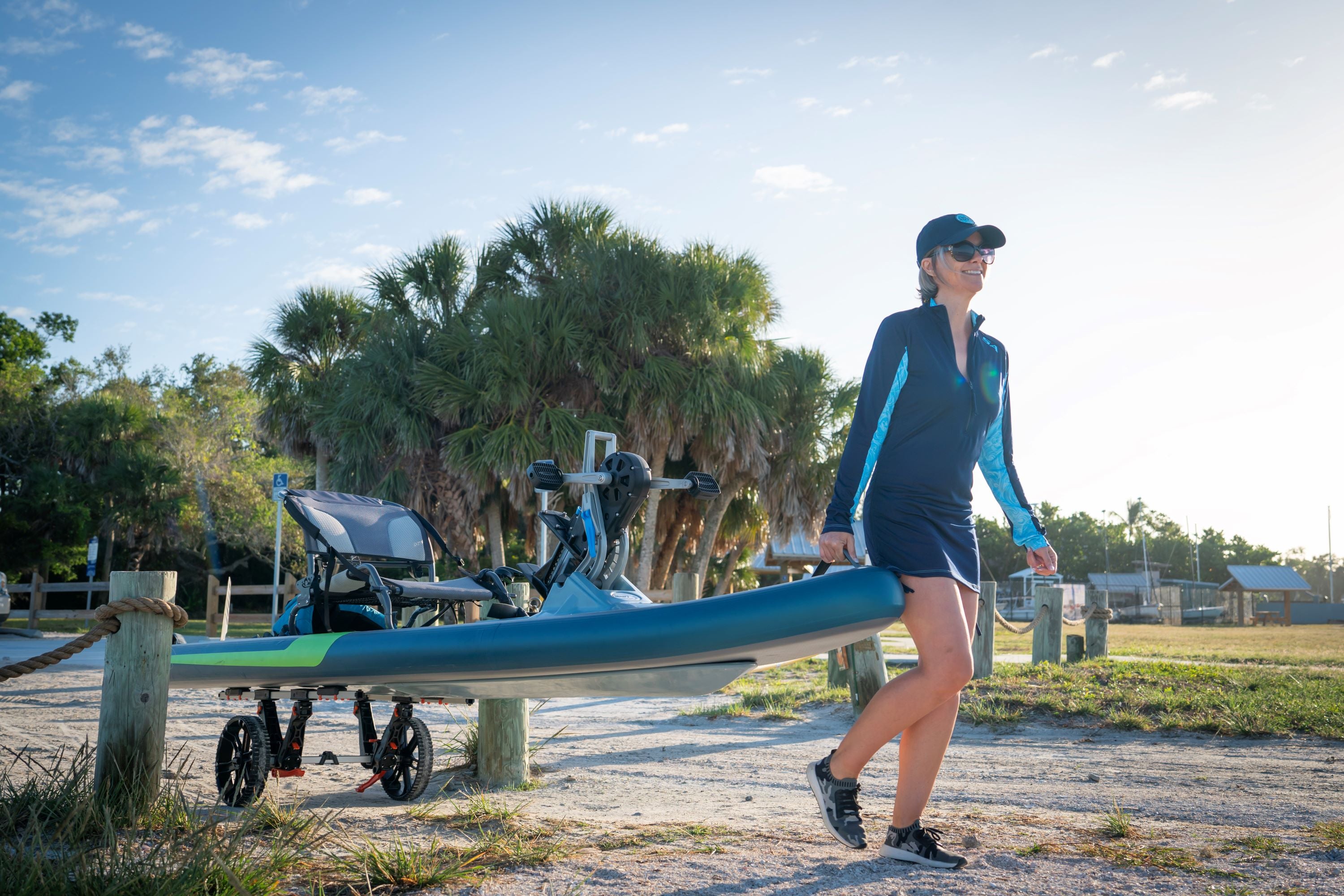 Kayak De Pêche À Pédales