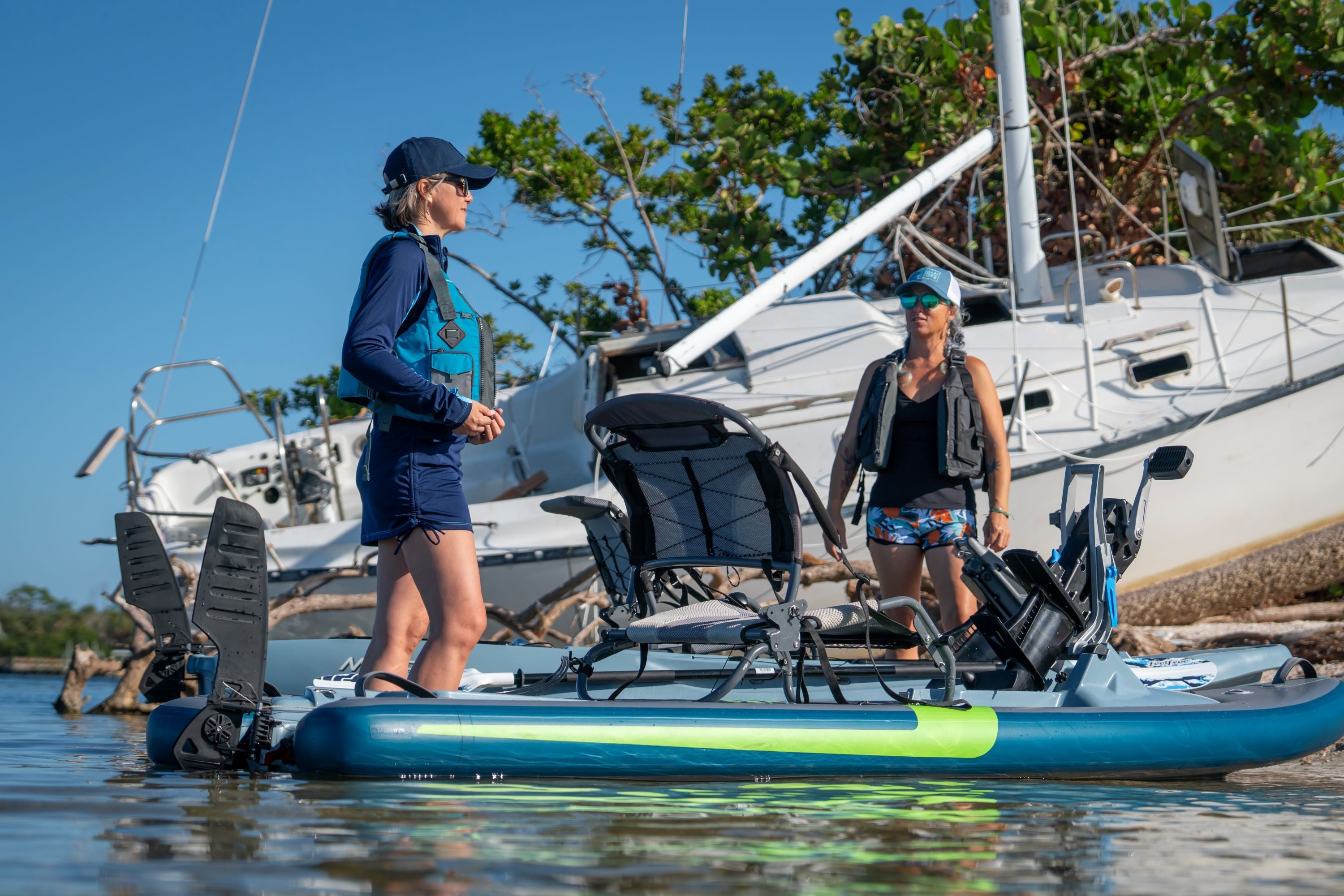 Kayak De Pêche À Pédales