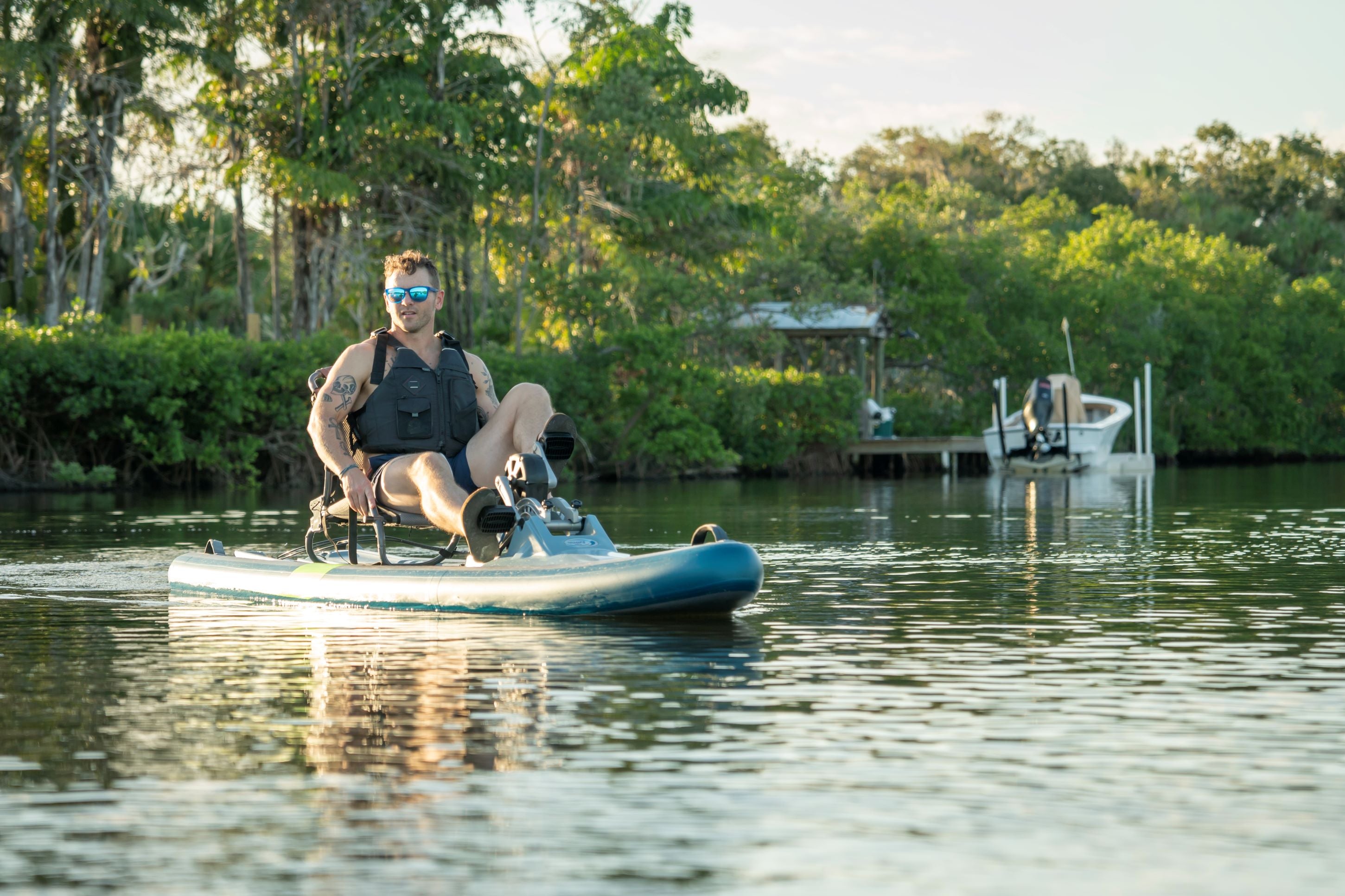 Kayak De Pêche À Pédales