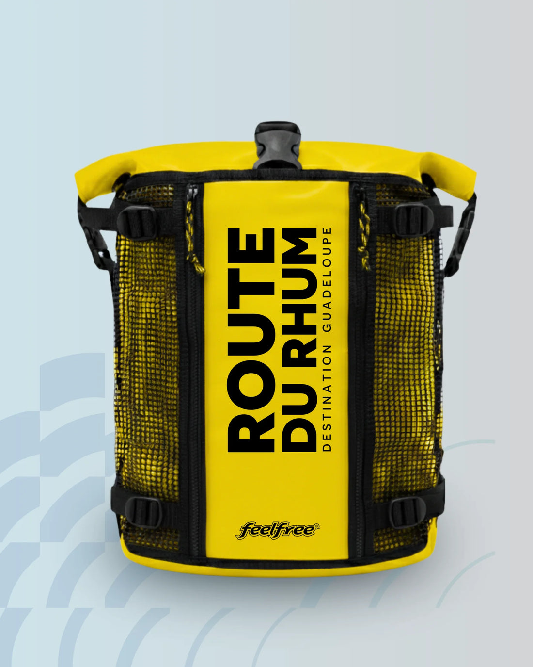 Sac à dos étanche route du rhum jaune
