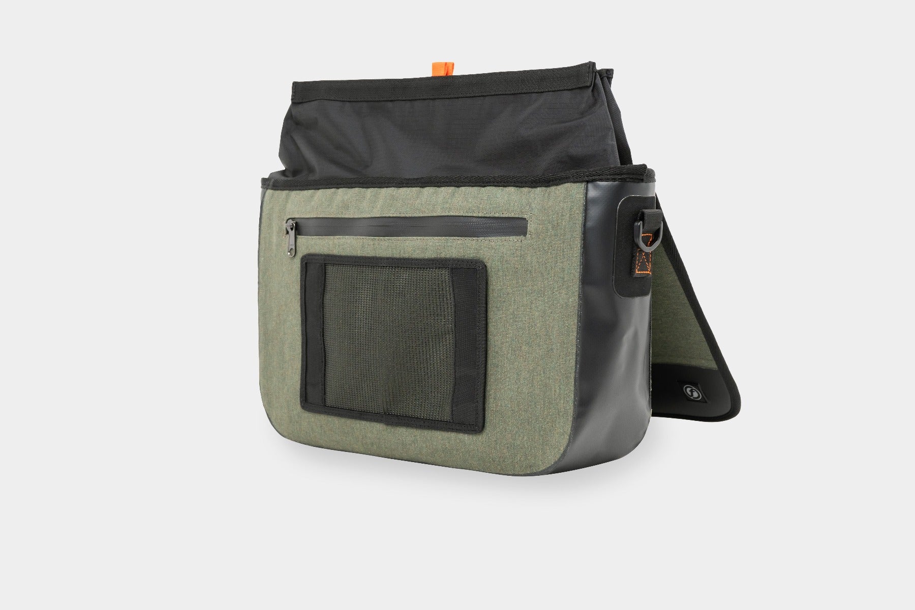 Sac bandoulière olivv, poche frontale, Urbanion Eco Messenger