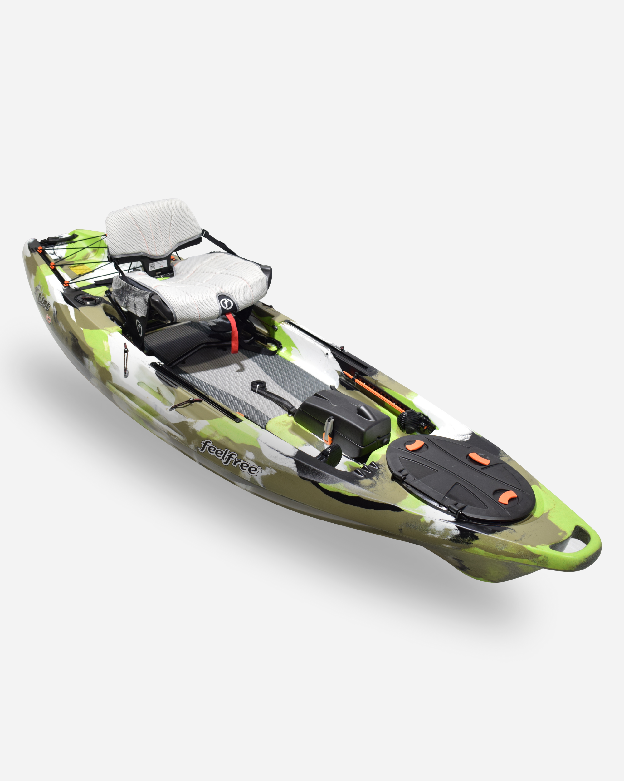 Kayak de pêche Lure 10 V2 Camouflage lime