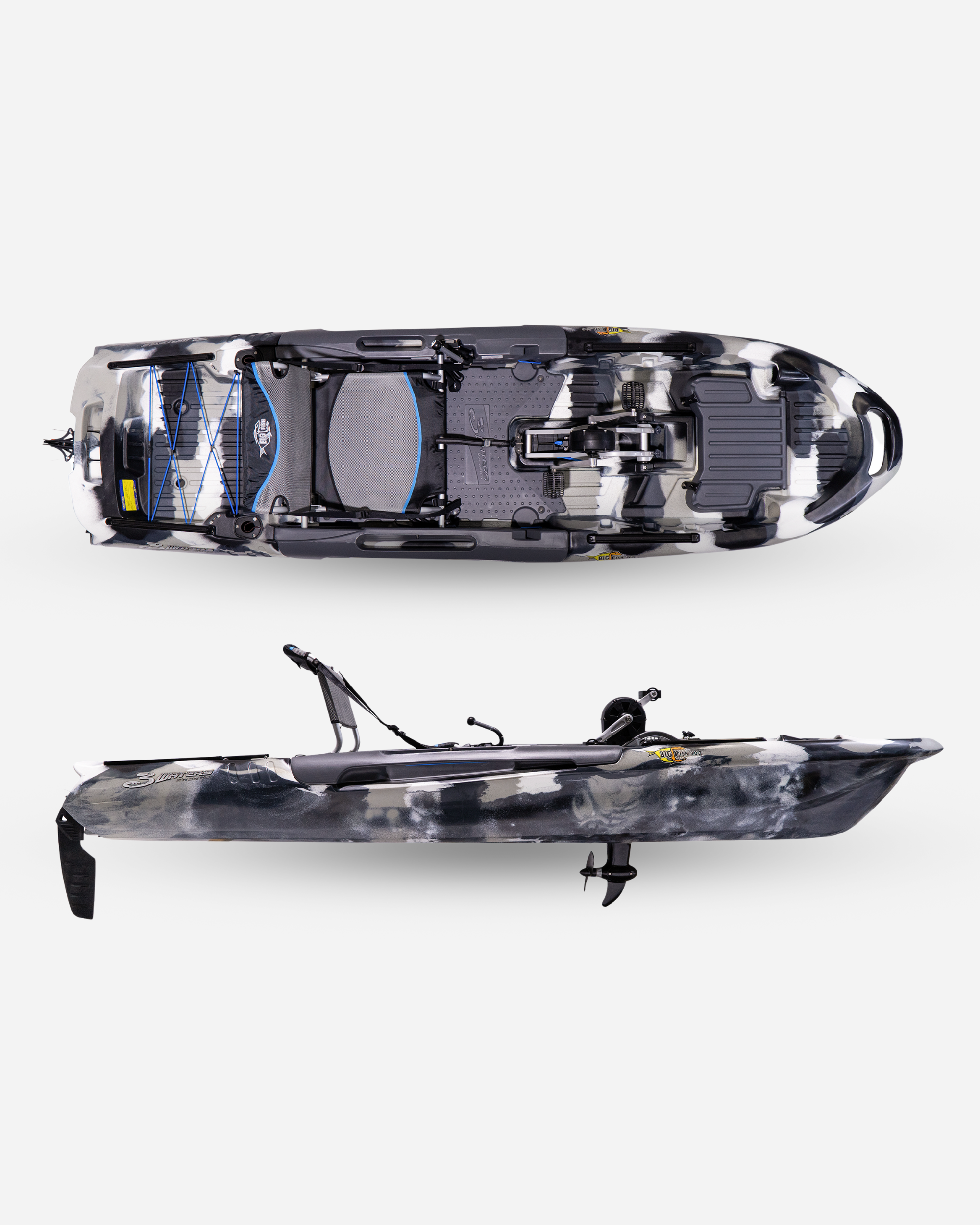 Big Fish 108 Fishing Kayak - With Pedals