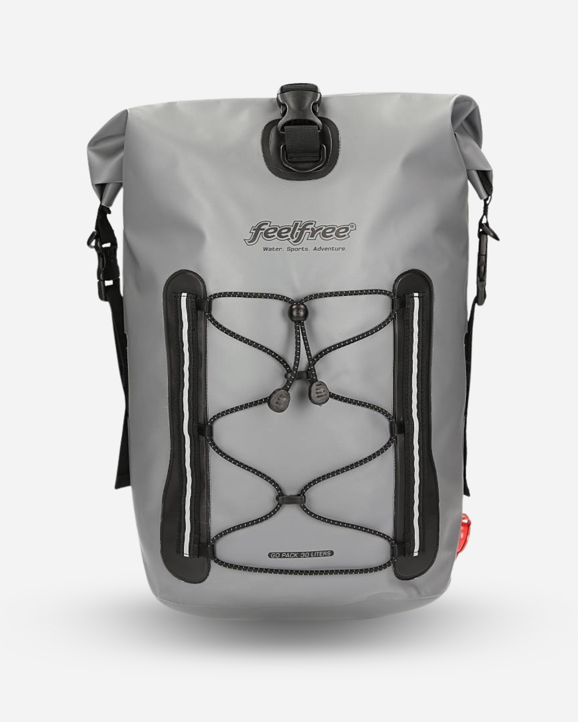 Sac à dos waterproof go pack gris 30L