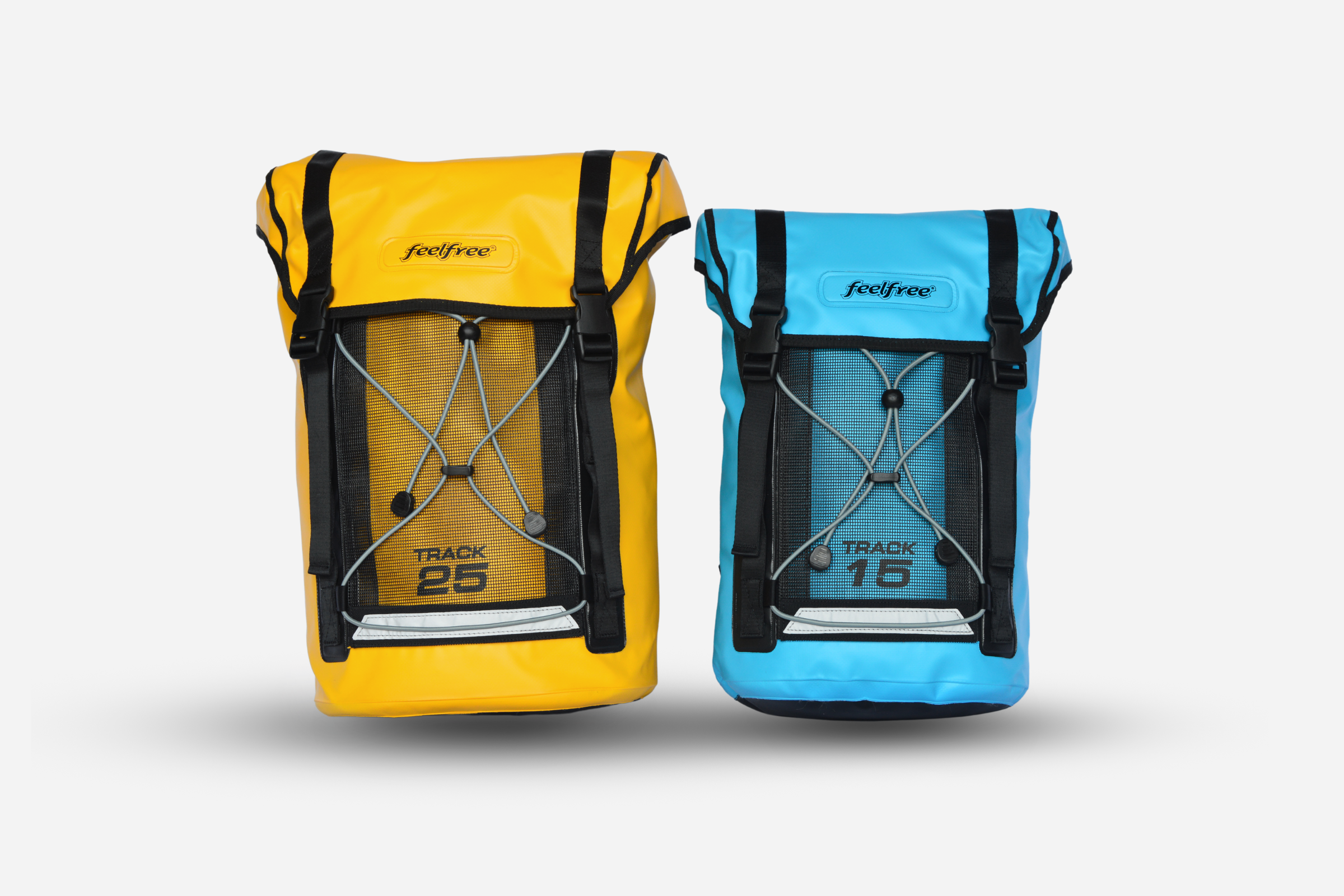 Sac à dos track étanche 25L et 15L comparaison