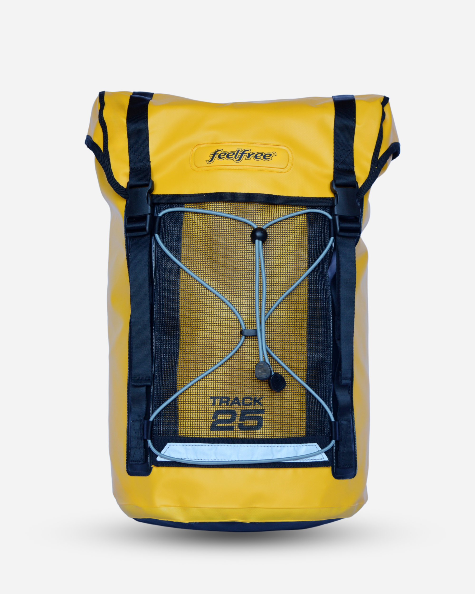 Sac à dos track étanche 25L jaune