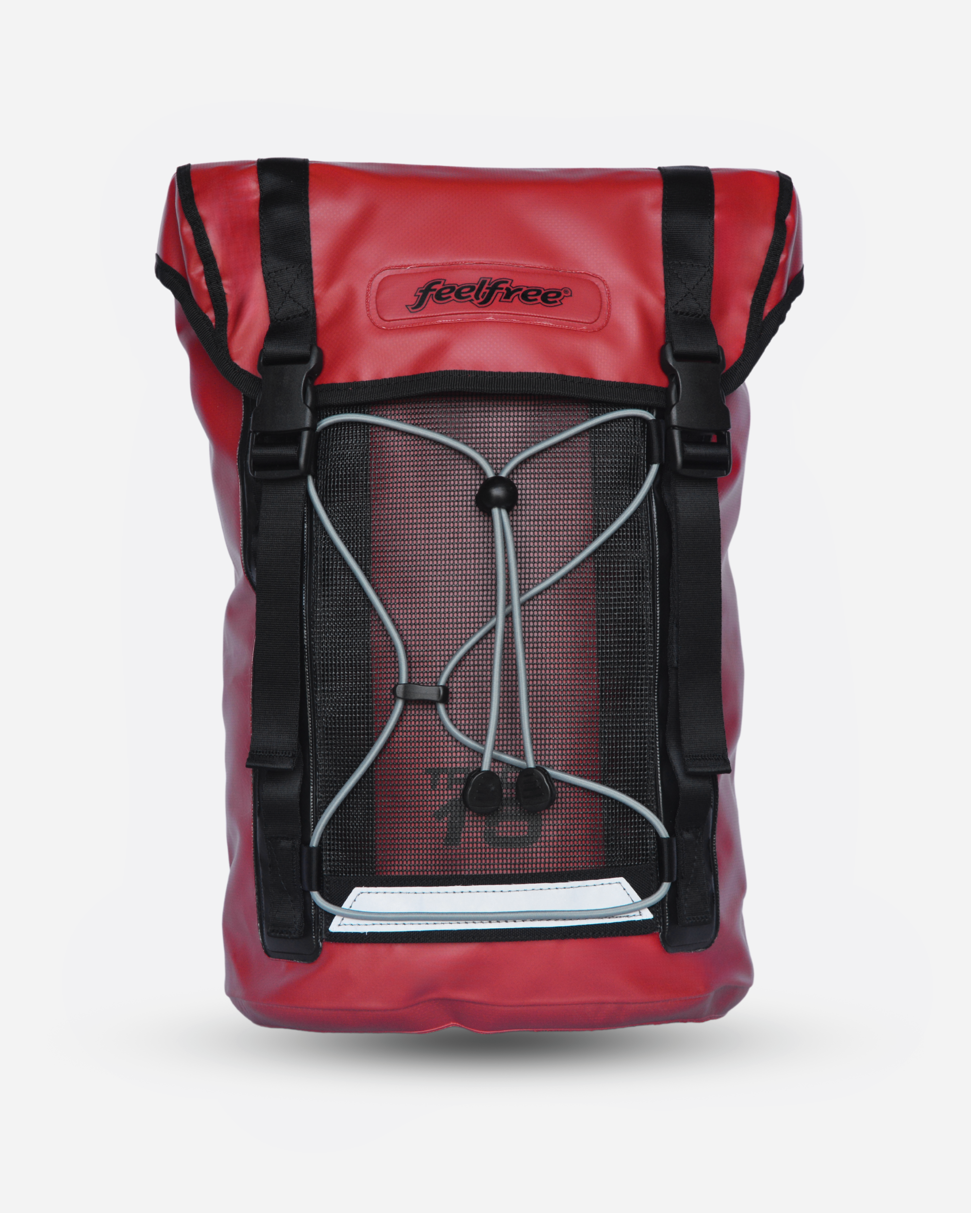 Sac à dos track étanche 15L rouge