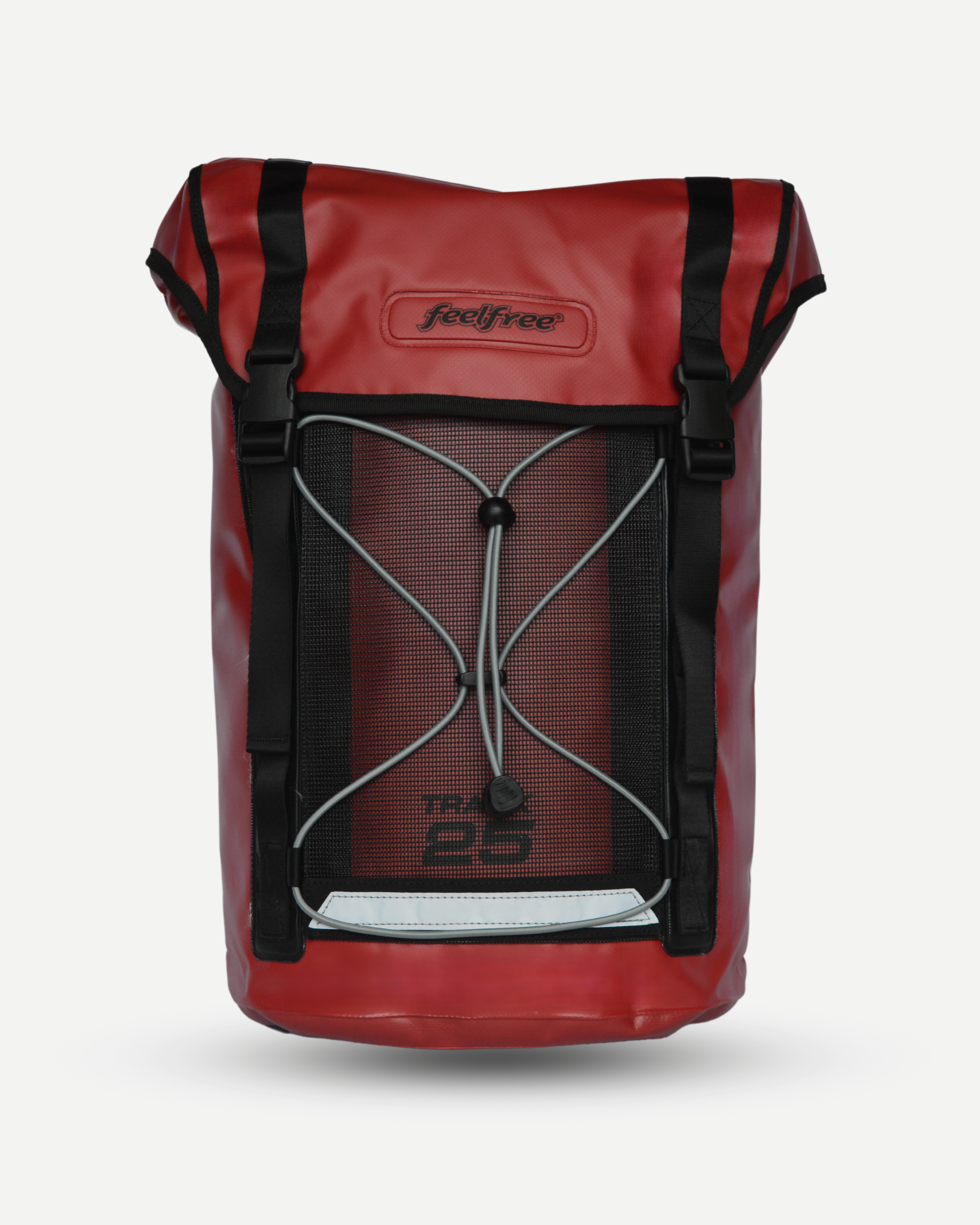 Sac à dos track étanche 25L rouge