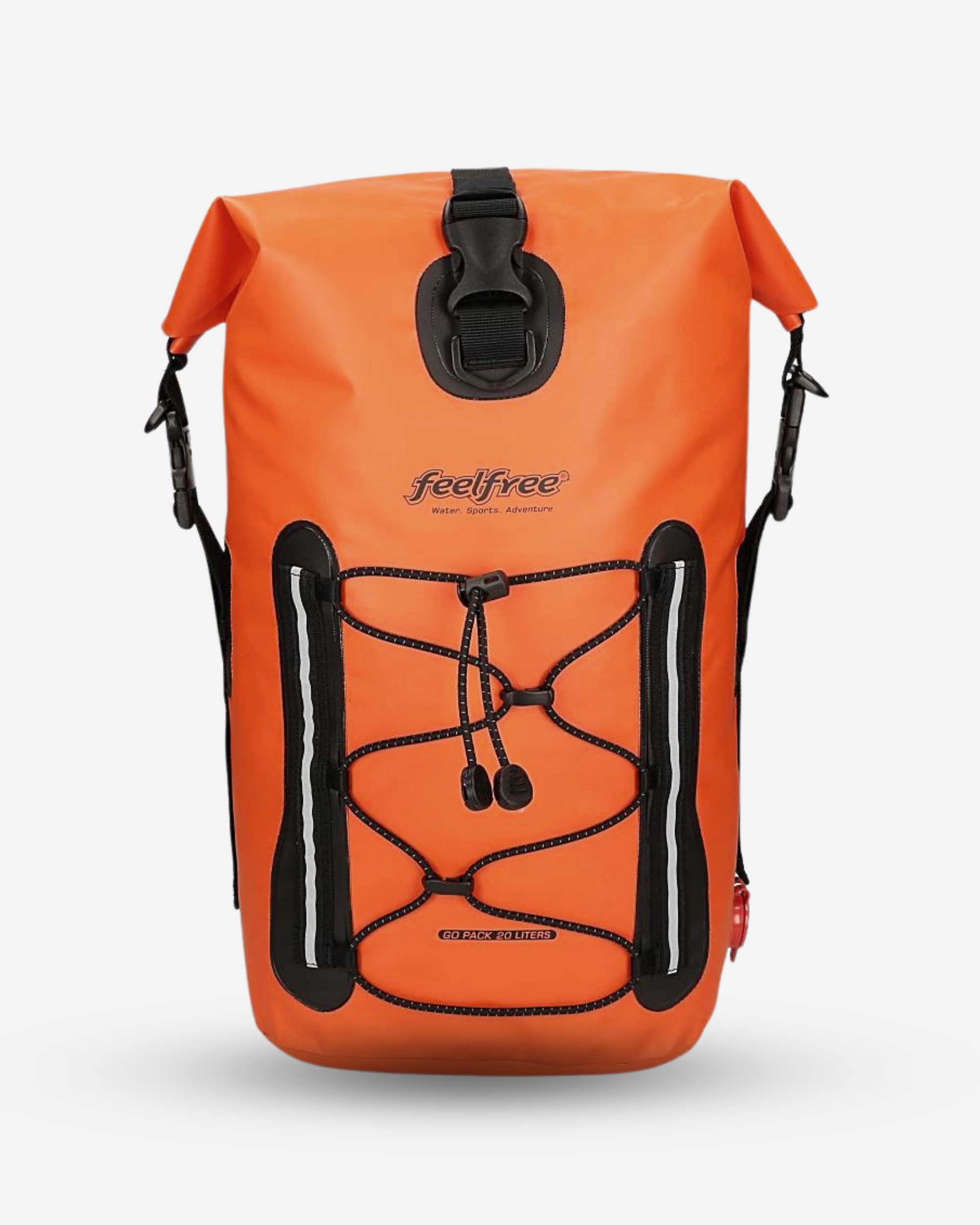 Sac à dos waterproof de bateau go pack orange 20L