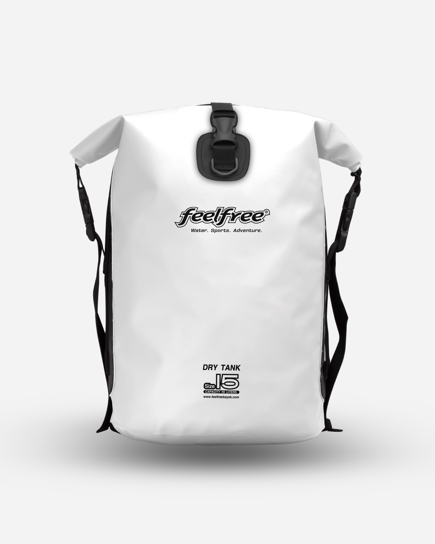 Sac à dos étanche Dry Tank 15L blanc