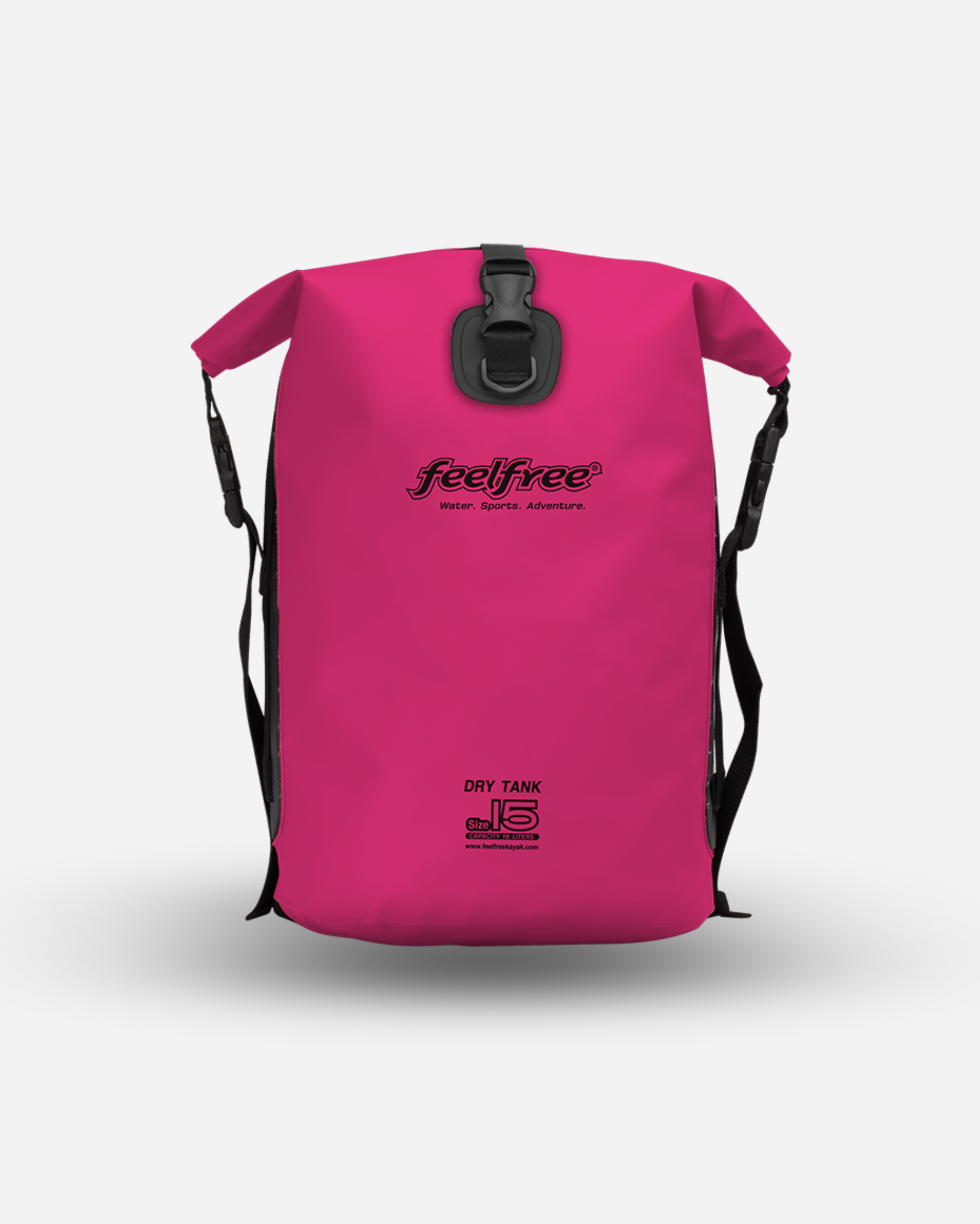 Sac à dos étanche Dry Tank 15L rose
