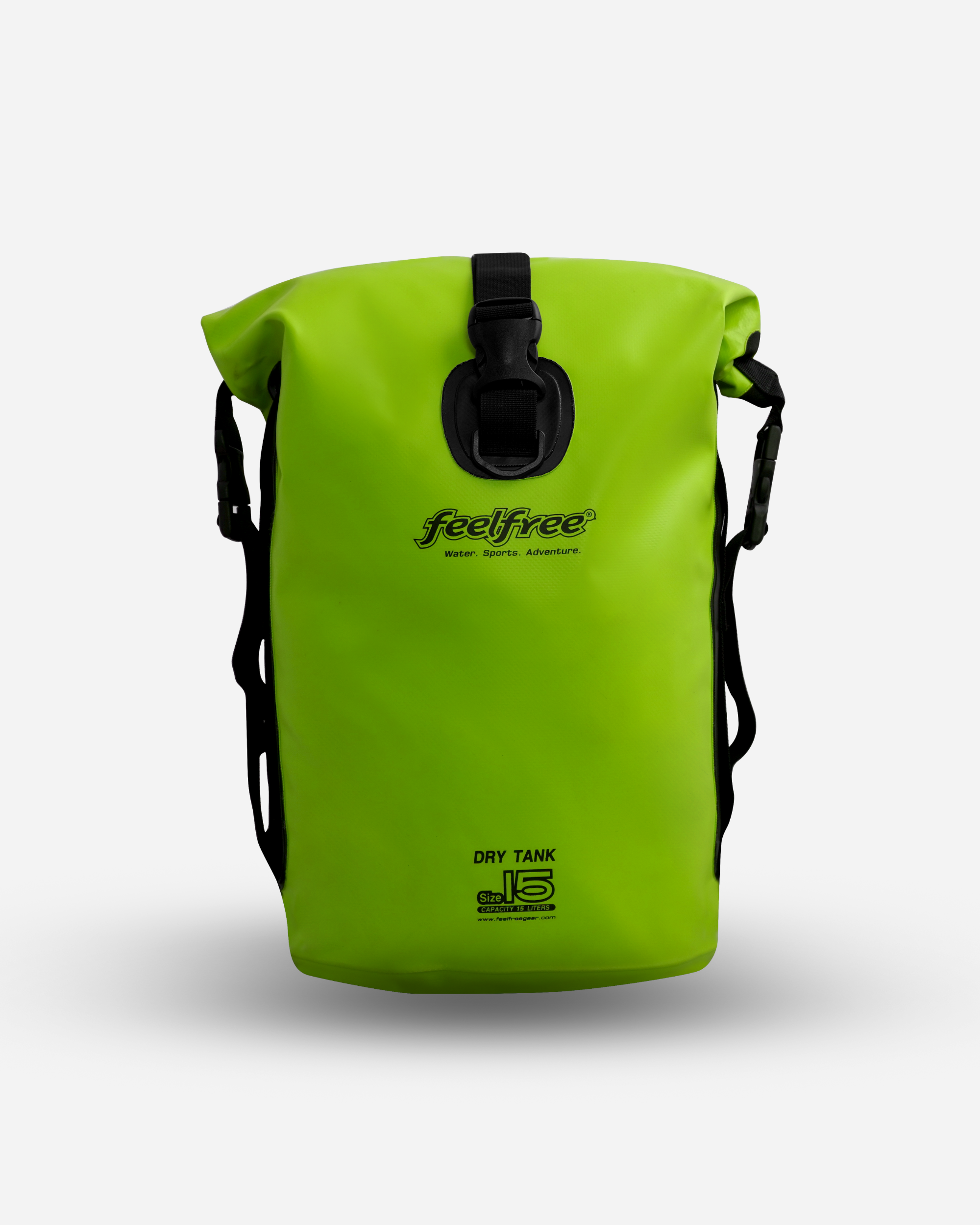 Sac à dos étanche Dry Tank 15L vert