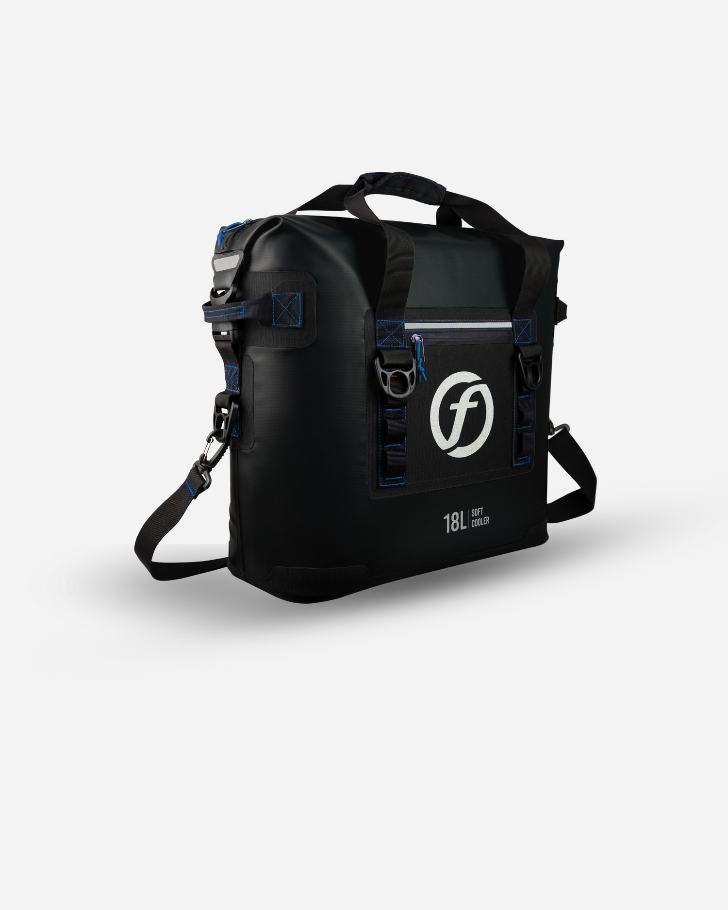 glacière étanche soft cooler noir de profile