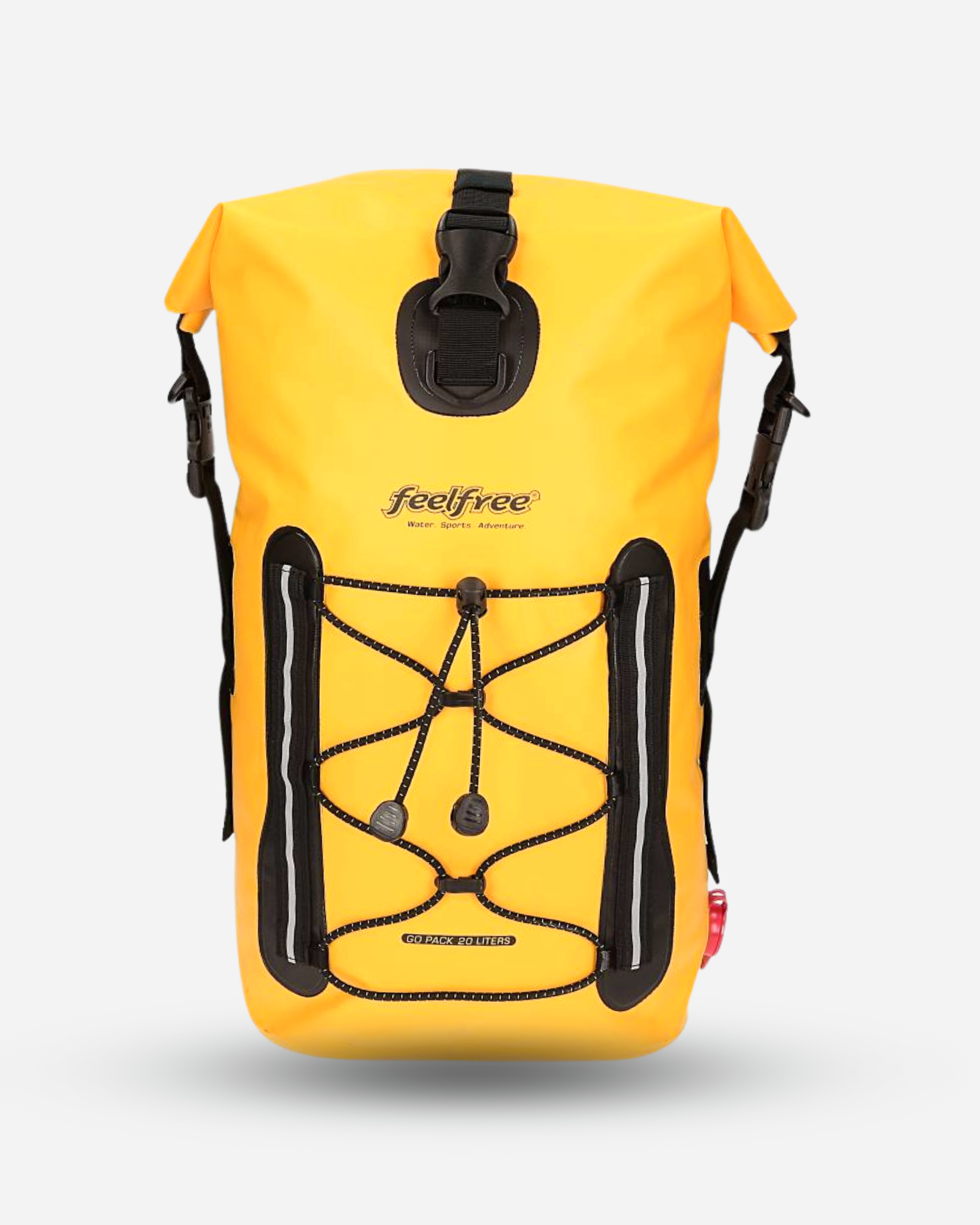 Sac à dos waterproof de bateau go pack jaune 20L