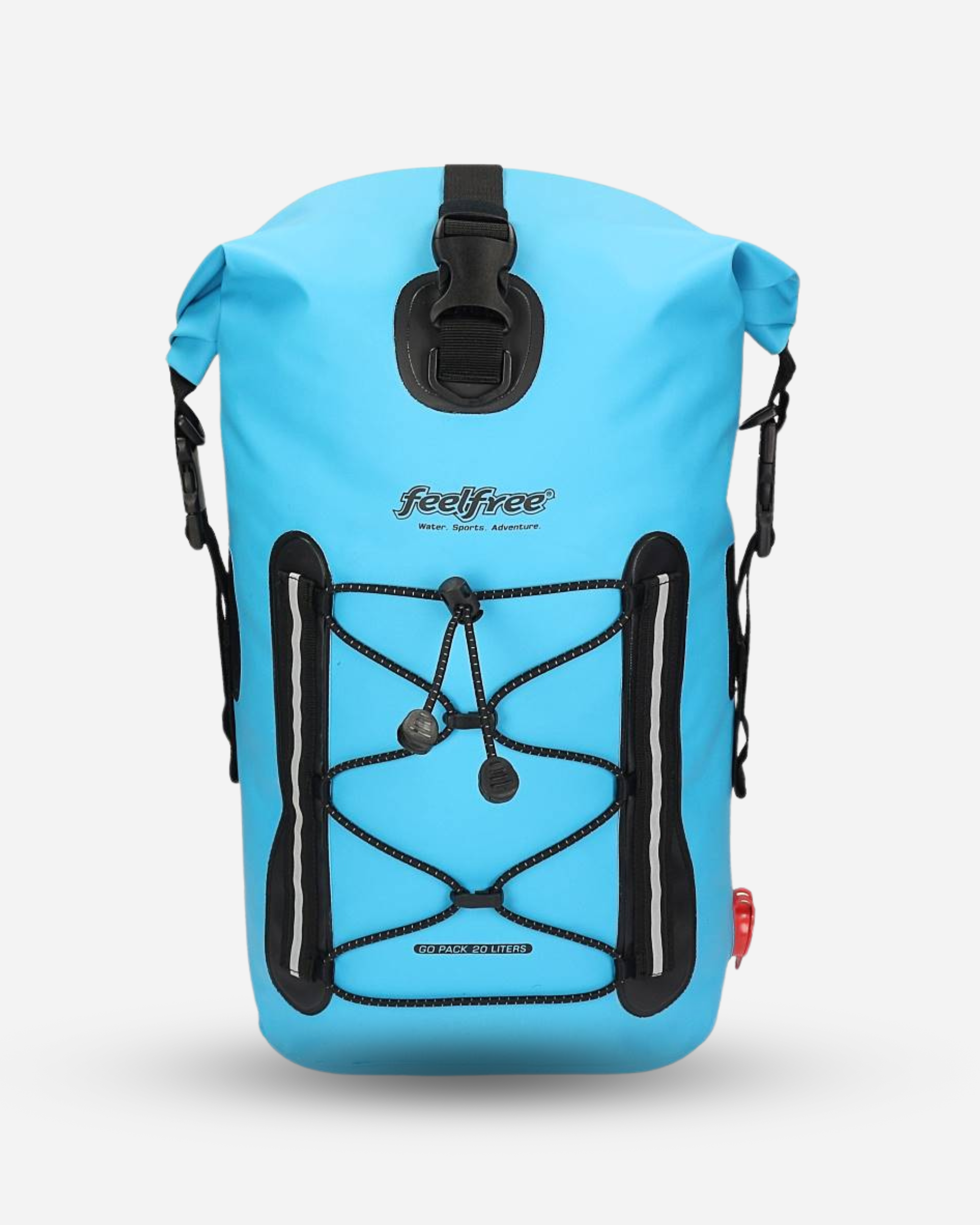 Sac à dos waterproof de kayak go pack bleu ciel 20L