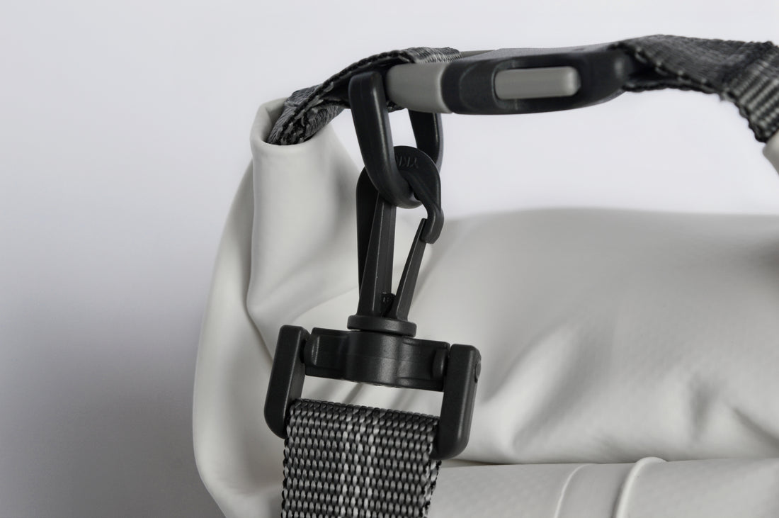Sac étanche polochon attache clips bandoulière