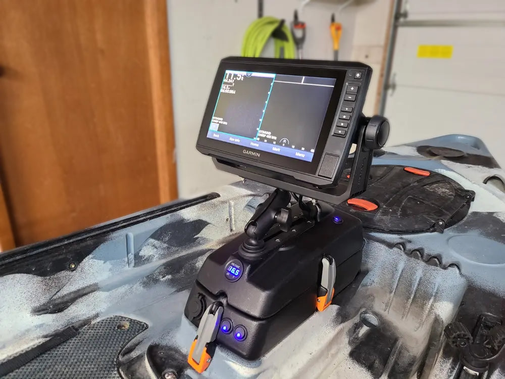 Sonar Pod photo life style sur kayak