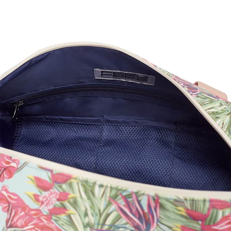 Sac de sport Duffel Tropical - Organic Teal intérieur
