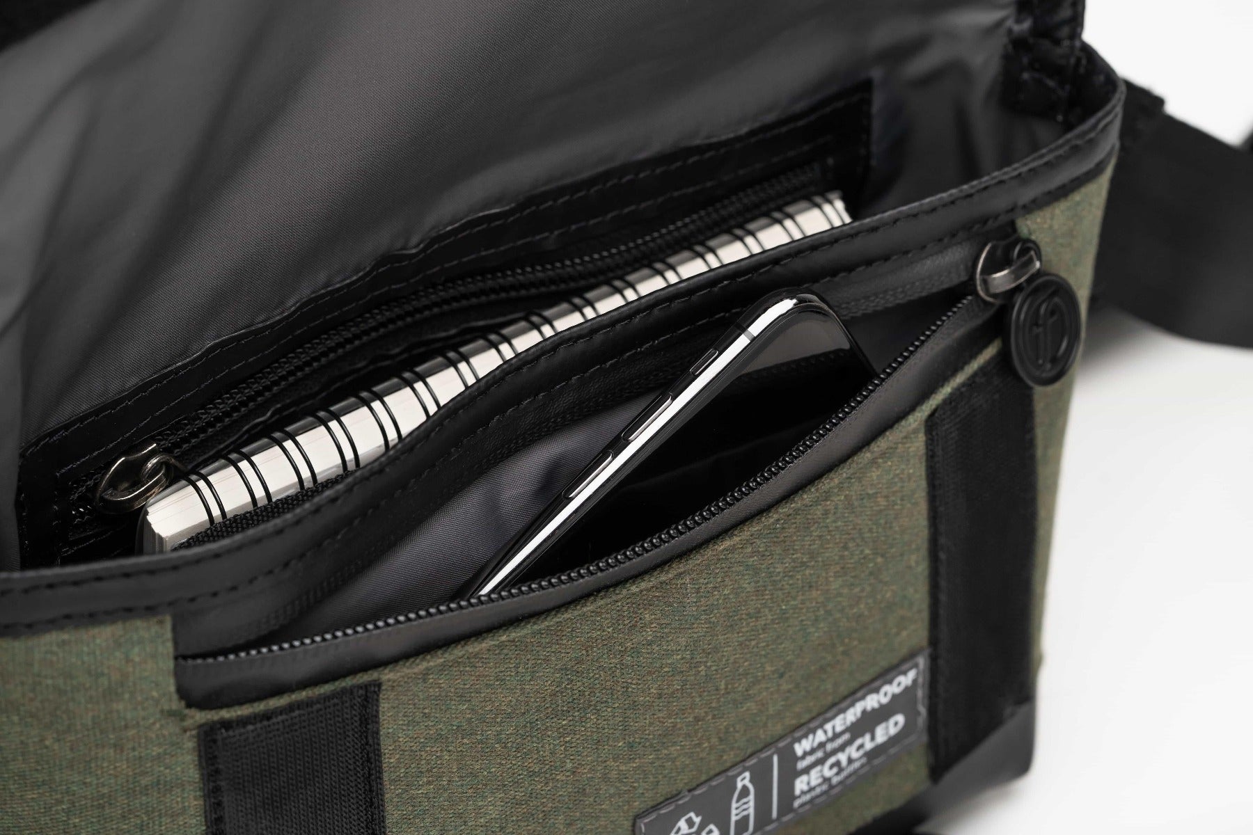 Urbanion Eco Crossbody Bag, zip frontal