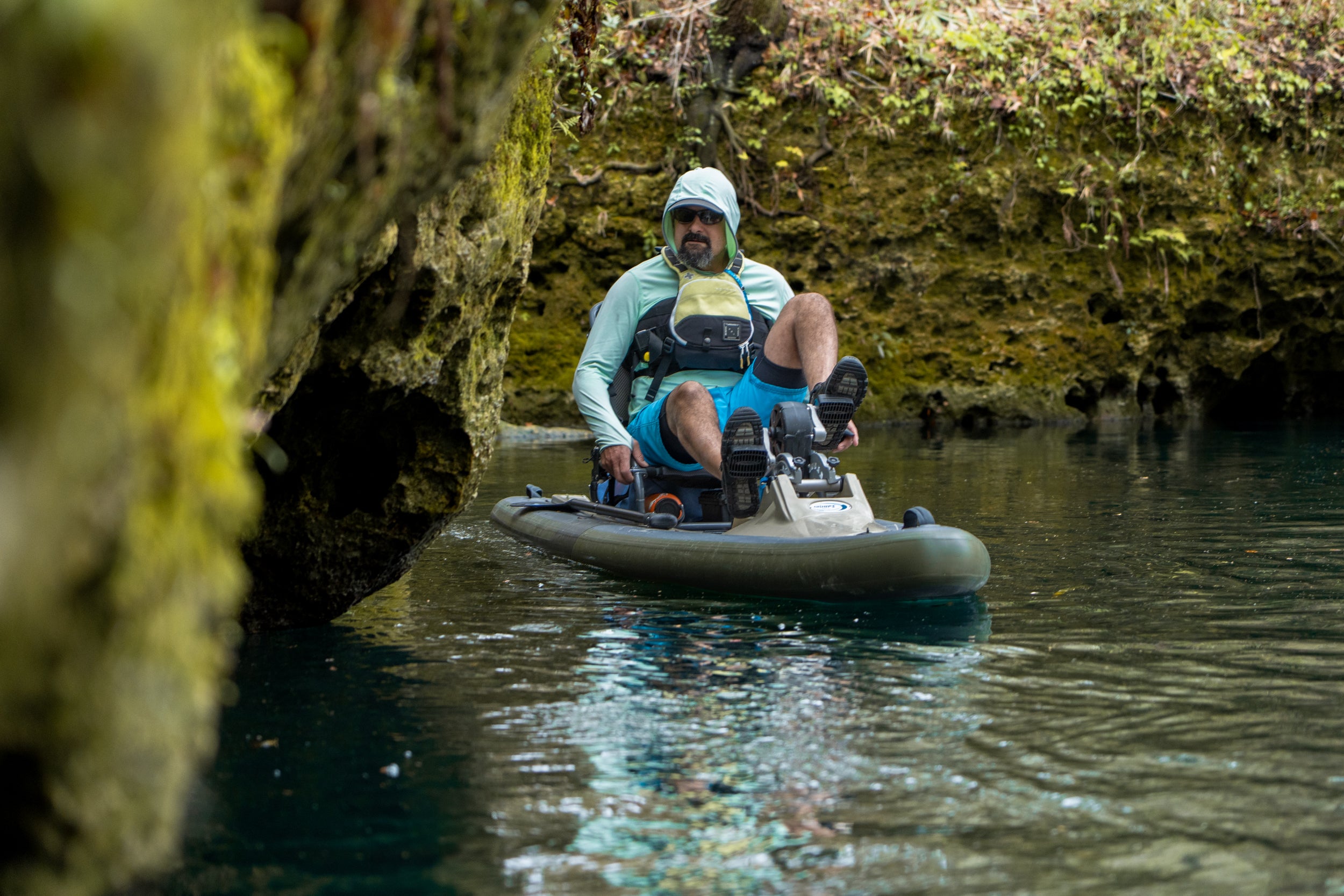 Kayak De Pêche À Pédales