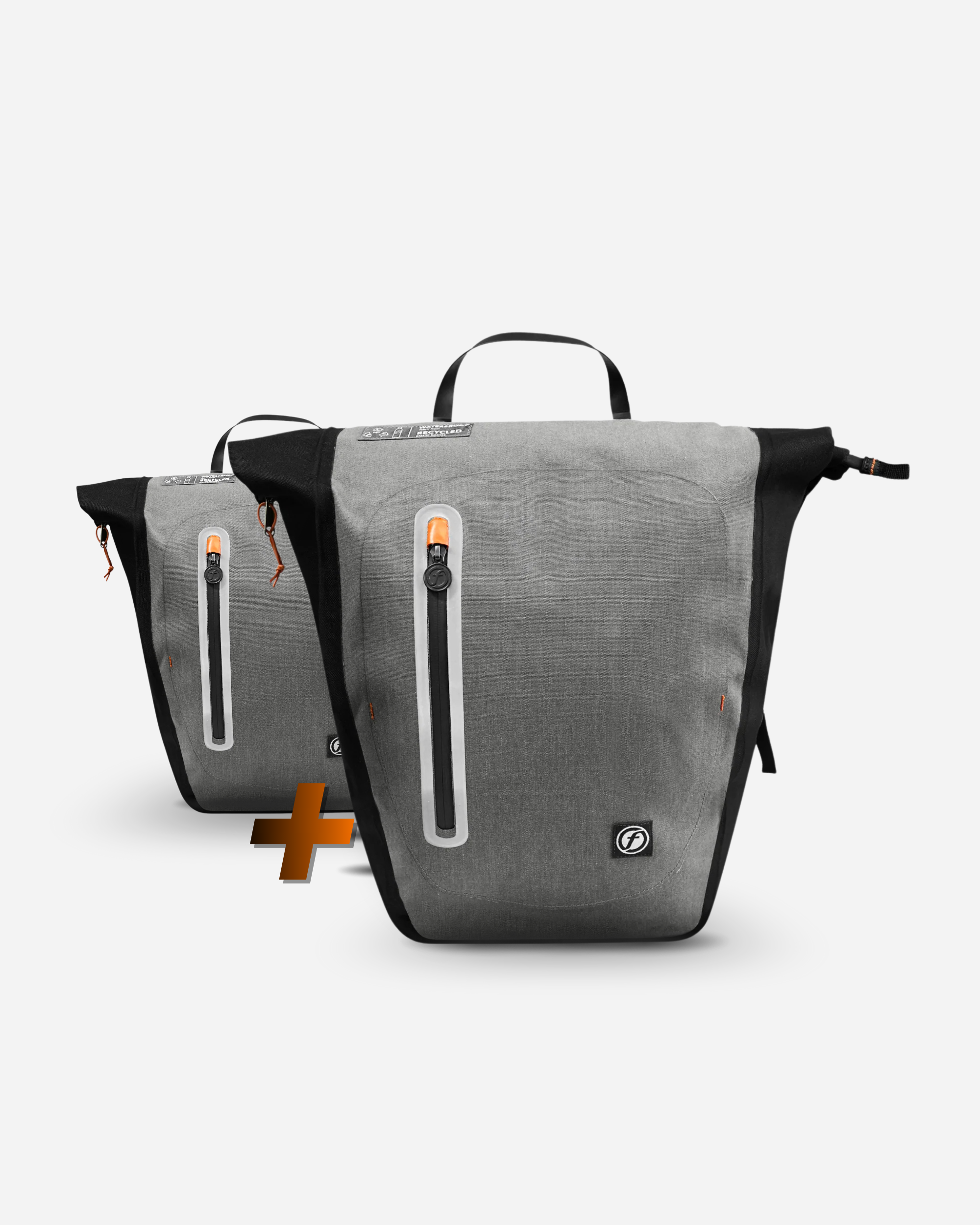 Sacoches vélo étanches recyclée double ECO Saddle Bag