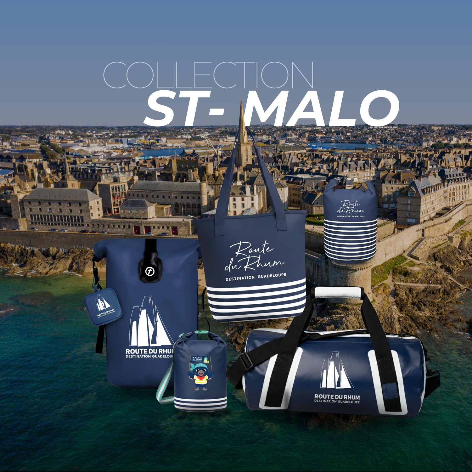 Collection sac étanche route du rhum saint Malo 