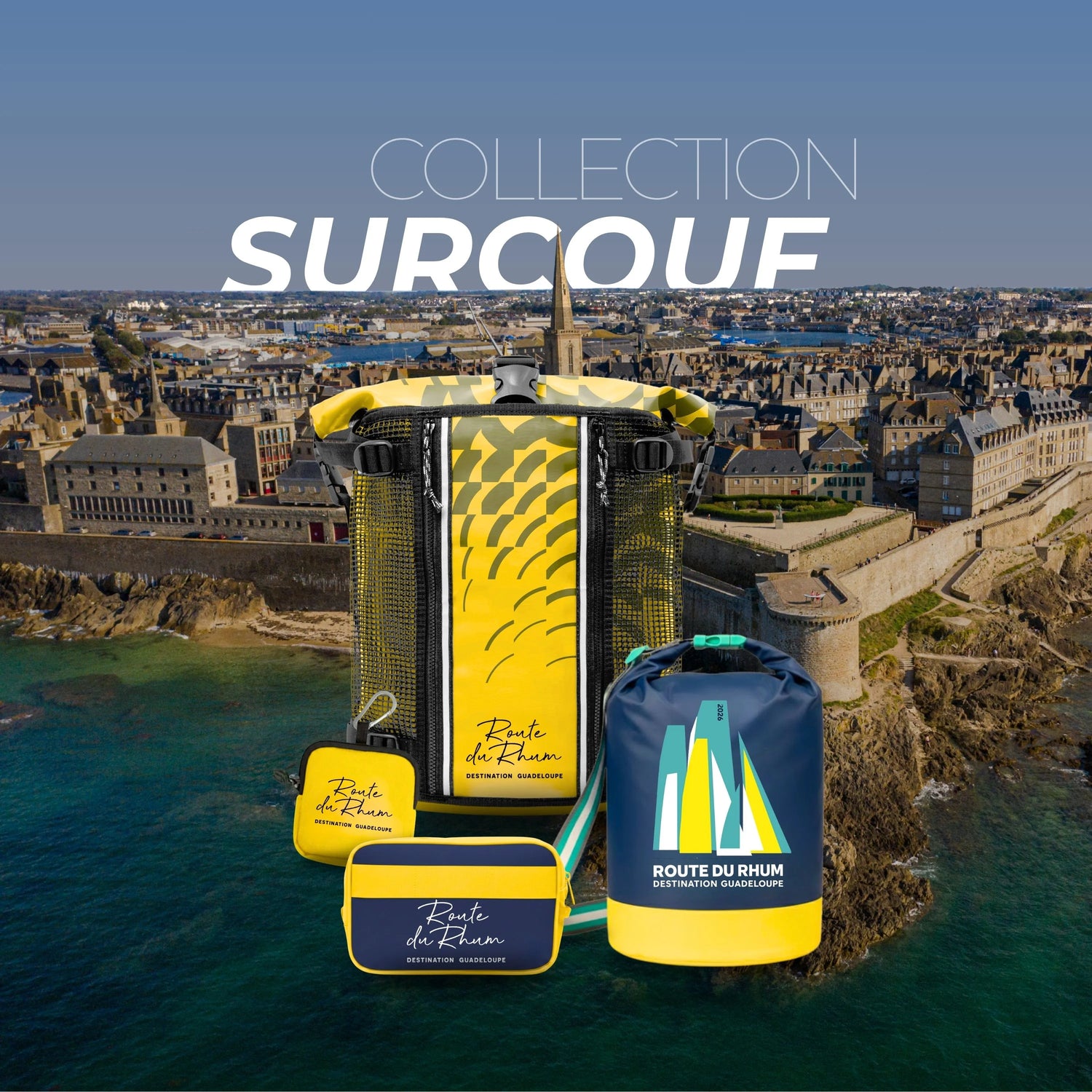 Collection sac étanche route du rhum édition surcouf 