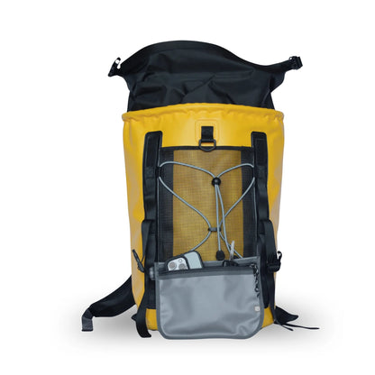 Sac à dos track étanche poche amovible et sac ouvert
