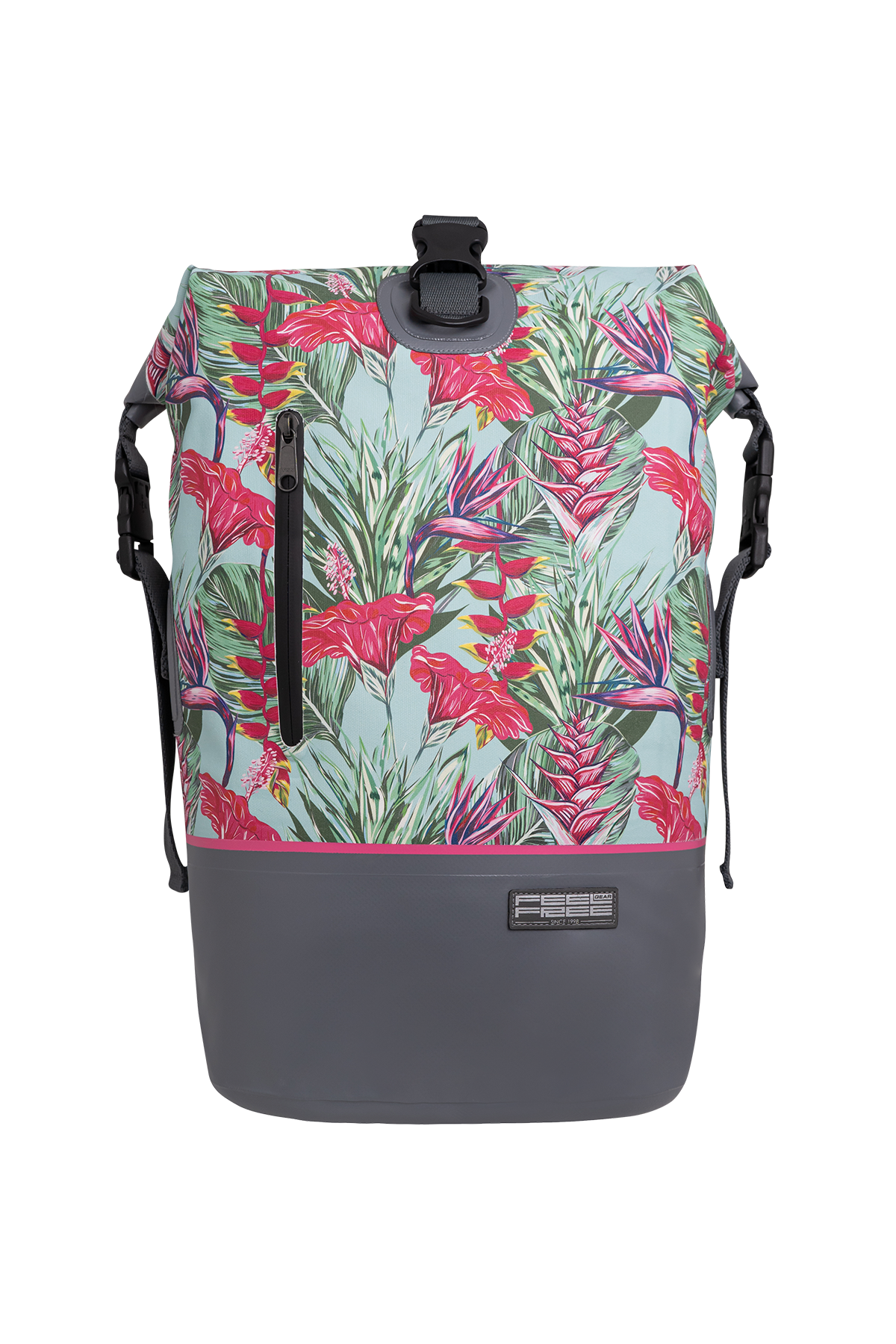 Sac dos tanche imperm able avec motif tropical tr s confortable