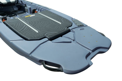 Kayak de pêche rigide Superfish 108 stable avec gouvernail