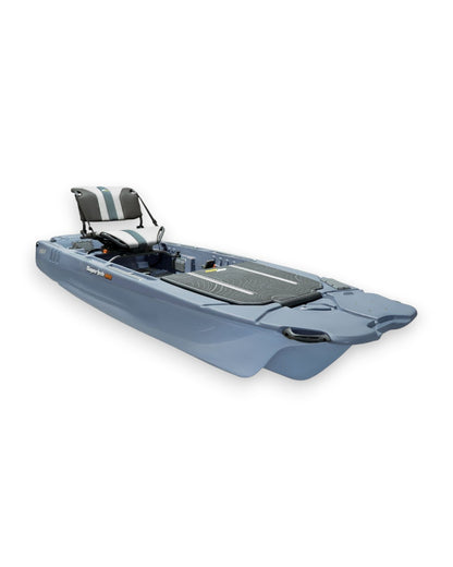 Kayak de pêche rigide Superfish 108 stable avec gouvernail