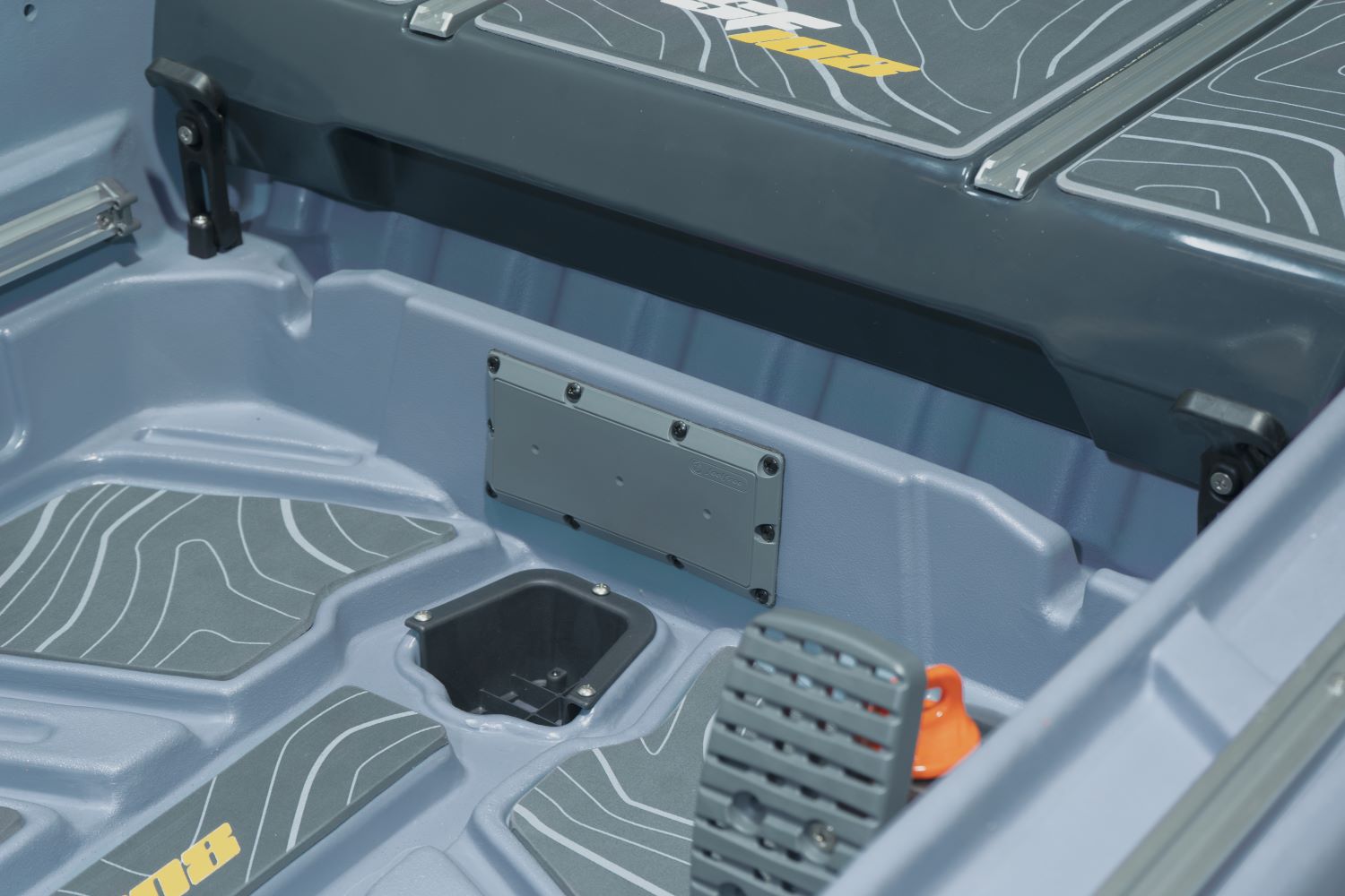 Kayak de pêche rigide Superfish 108 stable avec gouvernail