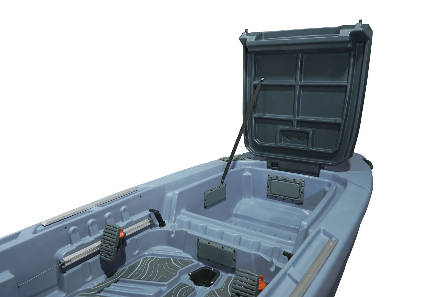 Kayak de pêche rigide Superfish 108 stable avec gouvernail