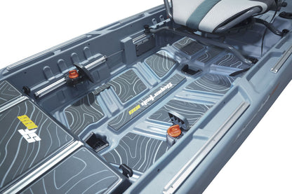 Kayak de pêche rigide Superfish 108 stable avec gouvernail