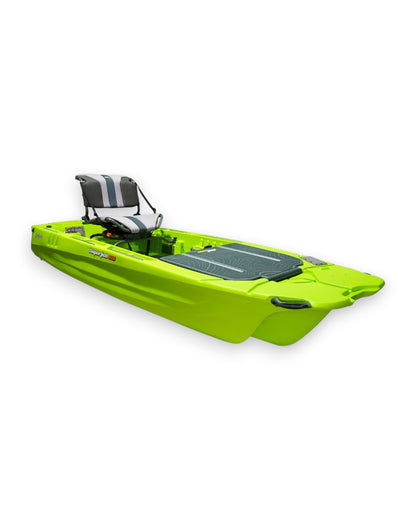 Kayak de pêche rigide Superfish 108 stable avec gouvernail