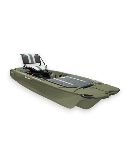 Kayak de pêche rigide Superfish 108 stable avec gouvernail