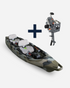 Kayak De Pêche Tandem Lure 2 – coloris Desert avec pédalier – FeelFree