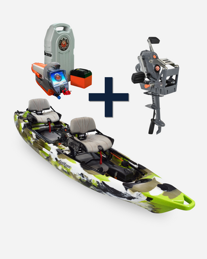 KAYAK DE PESCA SIN FÁCIL DOS SEÑUELOS DOBLES