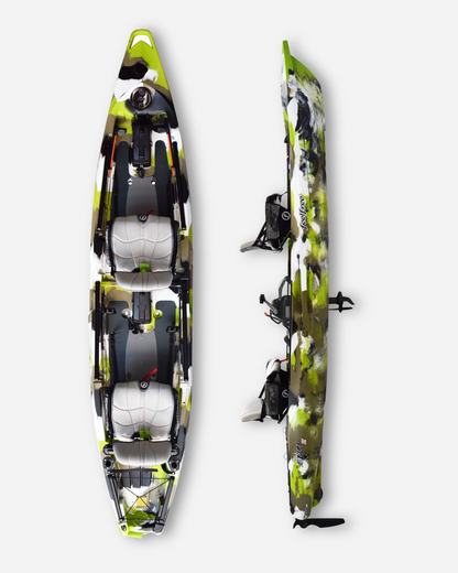 KAYAK DE PESCA SIN FÁCIL DOS SEÑUELOS DOBLES