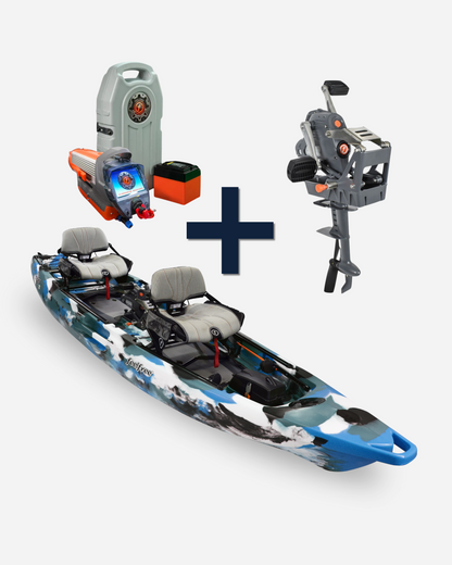 KAYAK DE PESCA SIN FÁCIL DOS SEÑUELOS DOBLES