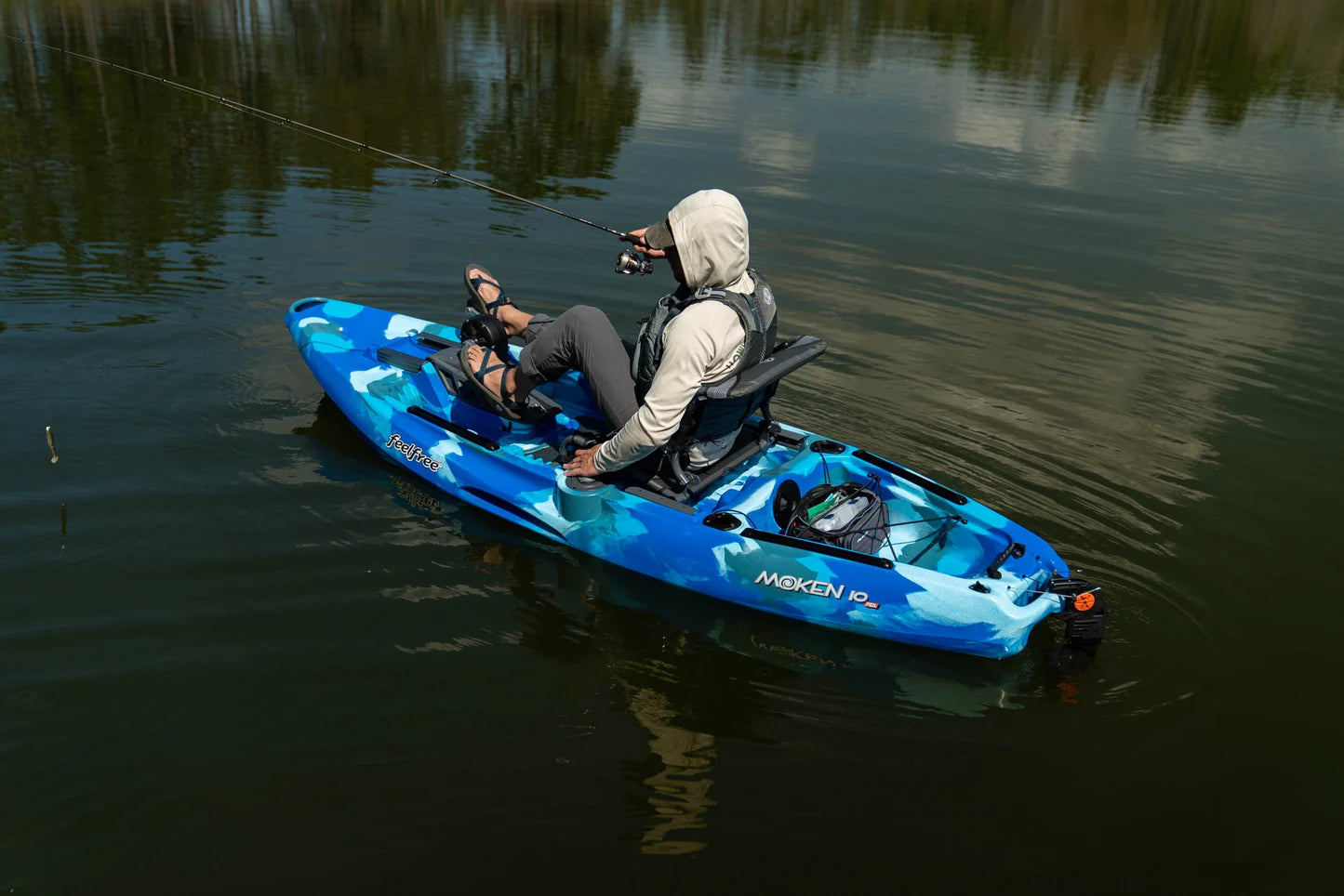 Kayak Moken 10 V2 avec pédalier