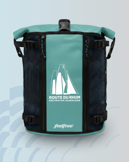 Sac à dos étanche route du rhum bleu ciel 